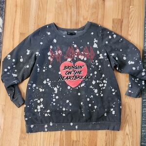 Torrid Def Leppard Sweatshirt
